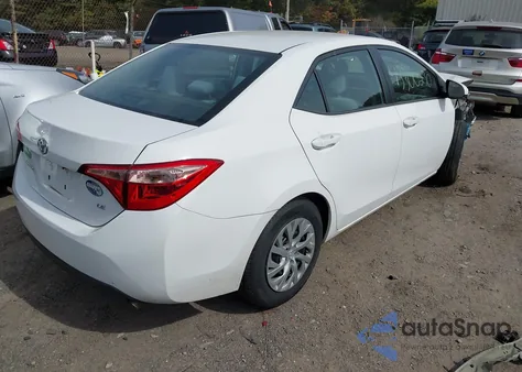 2018 Toyota Corolla Le из США, поврежденный, VIN 2T1BURHE2JC115000